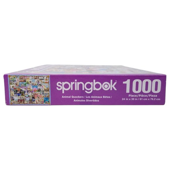Springbok Jigsaw Puzzle Animal Quackers 1000 Piece - Picture 6 of 7